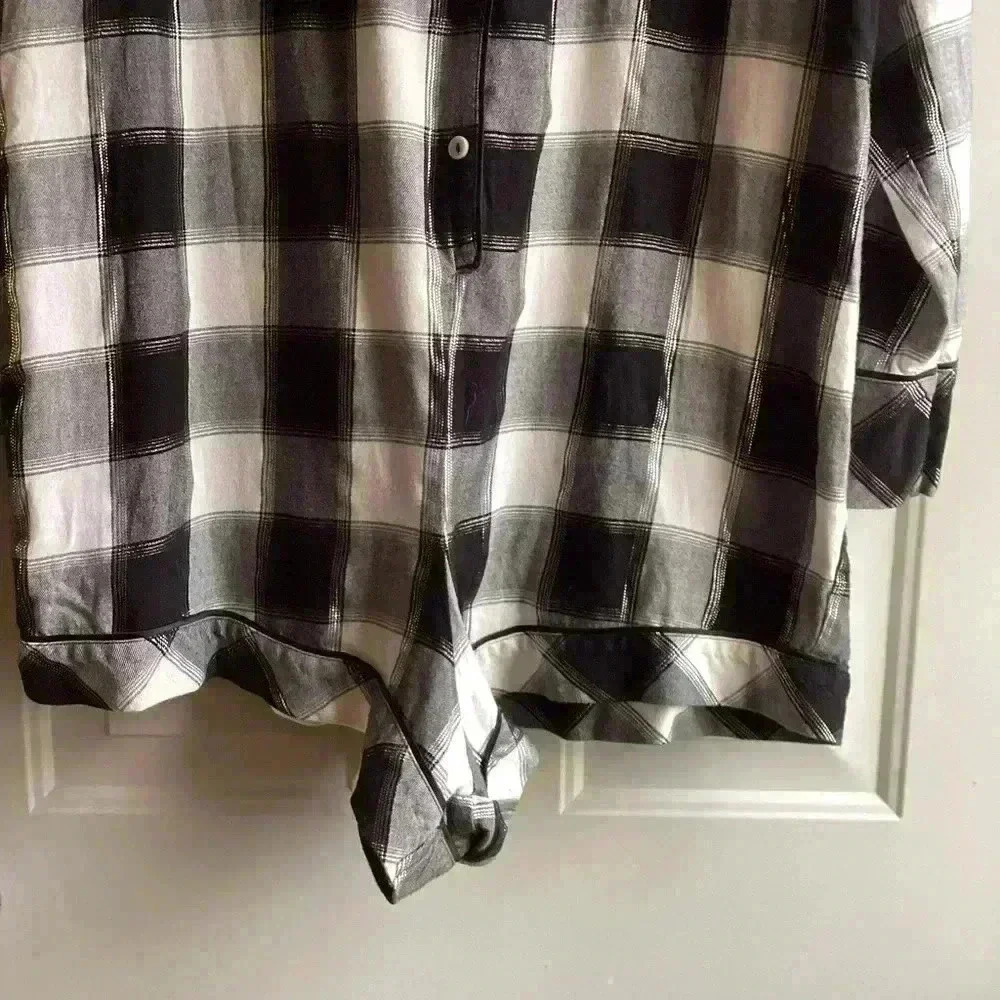 Victoria's Secret XL Buffalo Plaid Short romper Jumpsuit One Piece - Picture 4 of 14